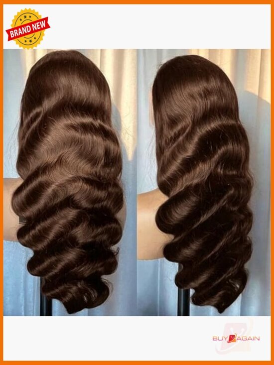 30inch Human Hair Lace Front Wig 200 Density Body Wave 13x6 HD Pre Plucked main image 7